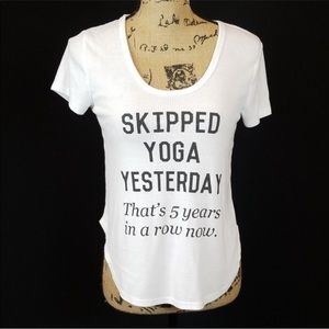 ISO Ten Sixty Sherman I Skipped Yoga Yesterday